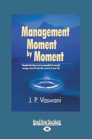 Cover of Management Moment by Moment