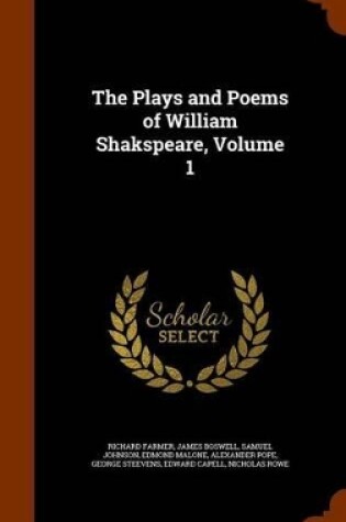 Cover of The Plays and Poems of William Shakspeare, Volume 1