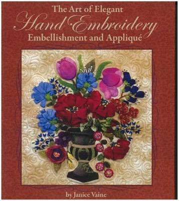 Book cover for The Art of Elegant Hand Embroidery Embellishment and Applique