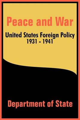 Book cover for Peace and War