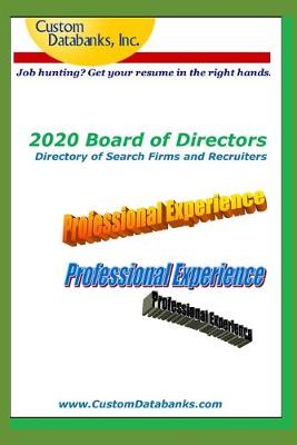 Book cover for 2020 Board of Directors Directory of Search Firms and Recruiters