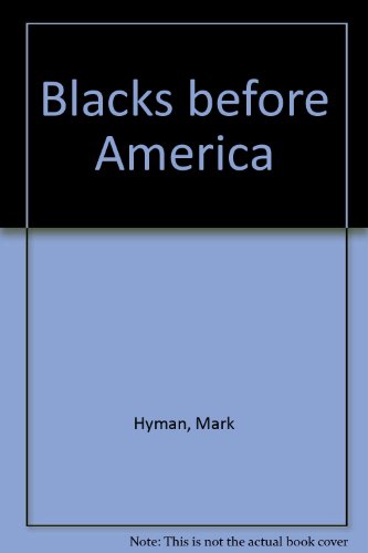 Book cover for Blacks before America