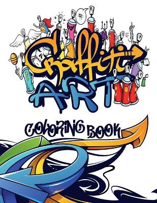 Book cover for Graffiti Art Coloring Book