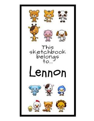 Book cover for Lennon Sketchbook