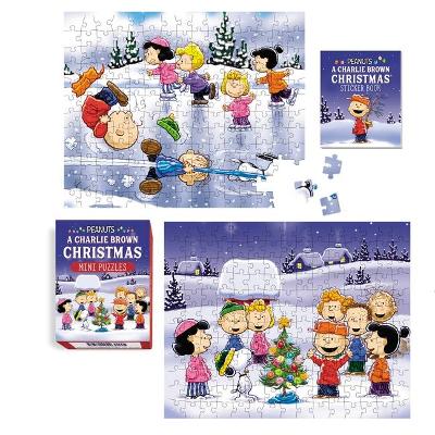 Book cover for Peanuts: A Charlie Brown Christmas Mini Puzzles