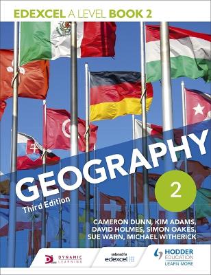 Book cover for Edexcel A level Geography Book 2 Third Edition