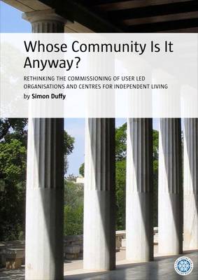 Book cover for Whose Community is it Anyway?