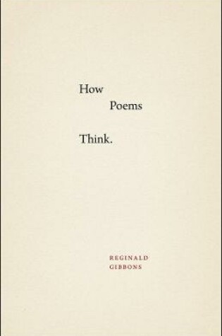 Cover of How Poems Think