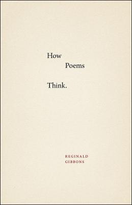 Book cover for How Poems Think