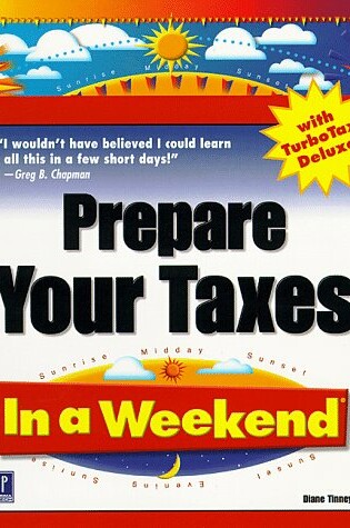 Cover of Prepare Your Taxes with TurboTax in a Weekend