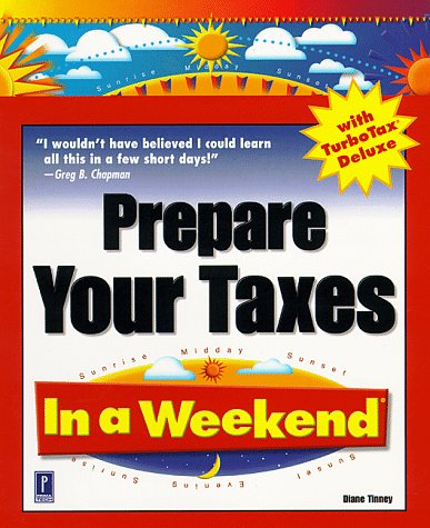 Book cover for Prepare Your Taxes with TurboTax in a Weekend