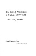 Book cover for Rise of Nationalism in Vietnam, 1900-41