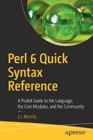 Cover of Perl 6 Quick Syntax Reference