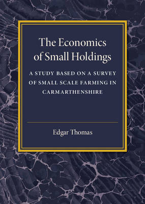 Book cover for The Economics of Small Holdings