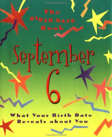 Book cover for The Birth Date Book September 6