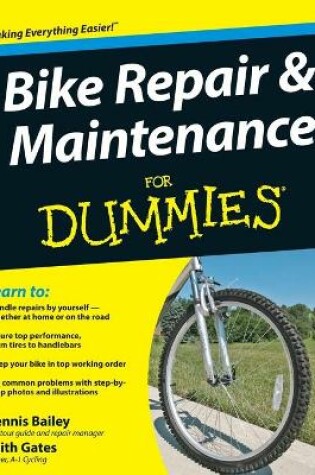 Cover of Bike Repair and Maintenance For Dummies