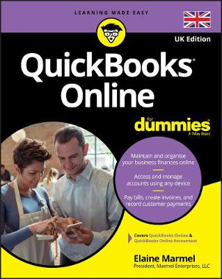 Book cover for QuickBooks Online For Dummies (UK)