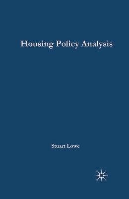 Book cover for Housing Policy Analysis