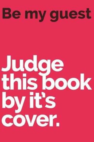 Cover of Judge this book by it's cover.