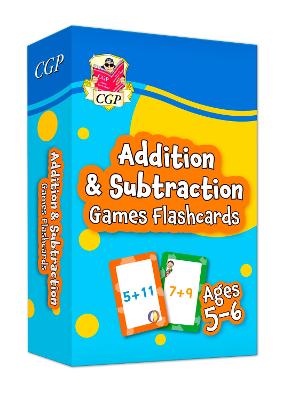 Book cover for New Addition & Subtraction Games Flashcards for Ages 5-6 (Year 1)