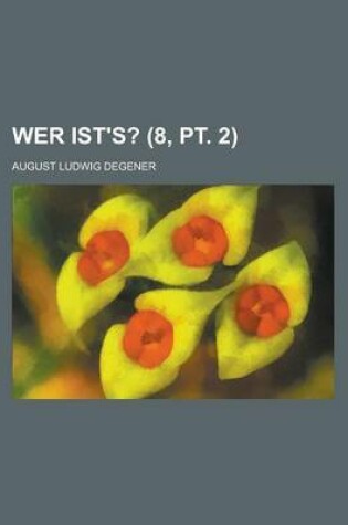 Cover of Wer Ist's? (8, PT. 2)