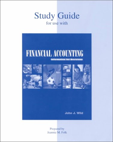 Book cover for Study Guide for Use with Financial Accounting