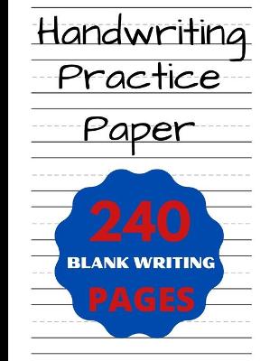 Book cover for Handwriting Practice Paper for Kids