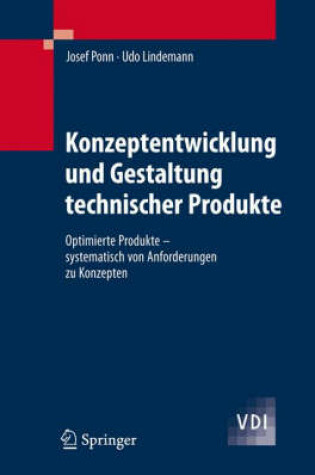 Cover of Konzeptentwicklung Und Gestaltung Technischer Produkte