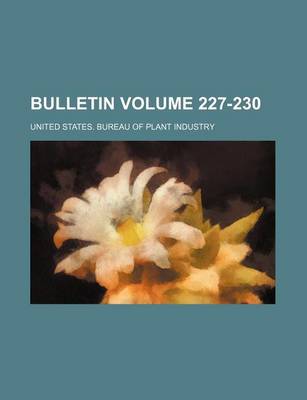 Book cover for Bulletin Volume 227-230