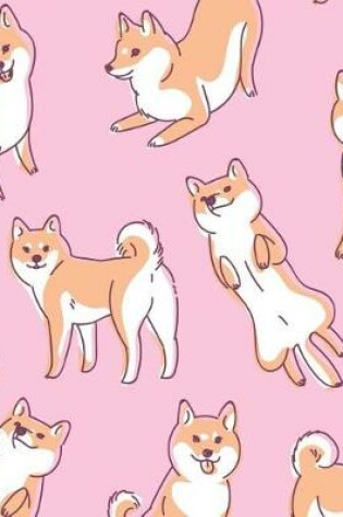 Cover of Playful Shiba Inu - Dot Grid Journal