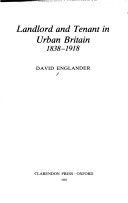 Book cover for Landlord and Tenant in Urban Britain, 1838-1918
