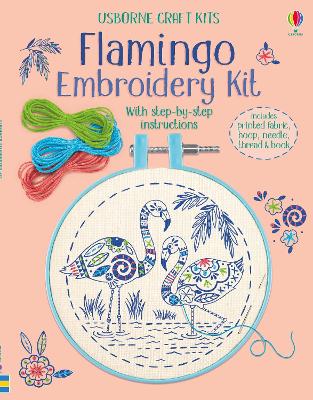 Book cover for Embroidery Kit: Flamingo