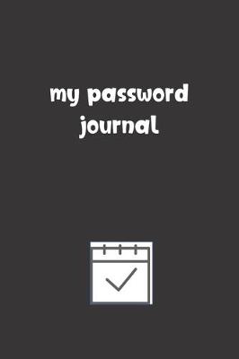 Book cover for My Password Journal