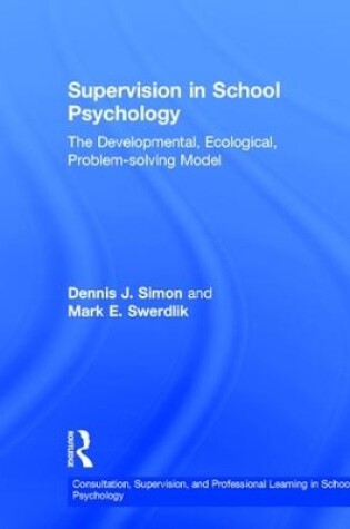 Cover of Supervision in School Psychology