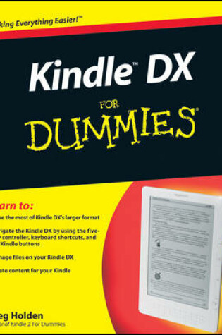 Cover of Kindle DX For Dummies