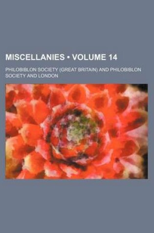 Cover of Miscellanies (Volume 14)