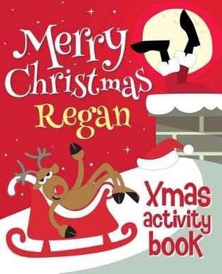 Book cover for Merry Christmas Regan - Xmas Activity Book