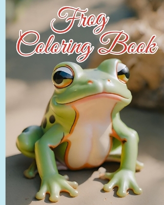 Book cover for Frog Coloring Book