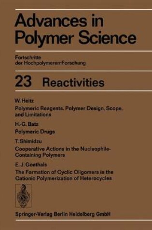 Cover of Reactivities