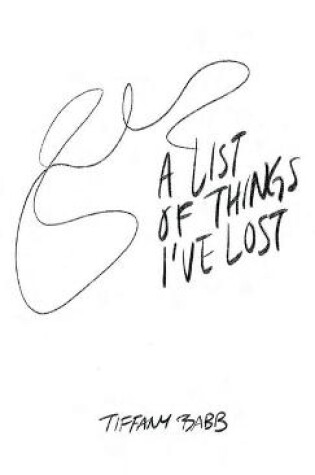 Cover of A List of Things I've Lost