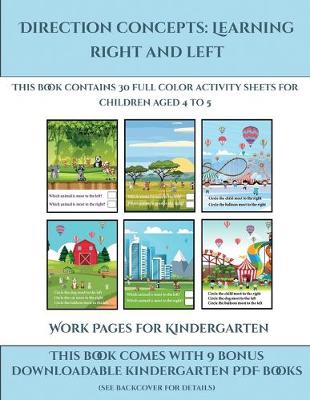 Cover of Work Pages for Kindergarten (Direction concepts