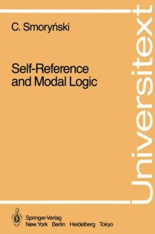 Cover of Self-Reference and Modal Logic