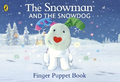 Book cover for The Snowman and the Snowdog Finger Puppet Book