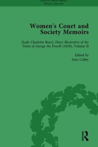 Cover of Women's Court and Society Memoirs, Part I Vol 2