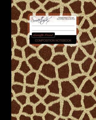 Book cover for Composition Notebook - Giraffe Print