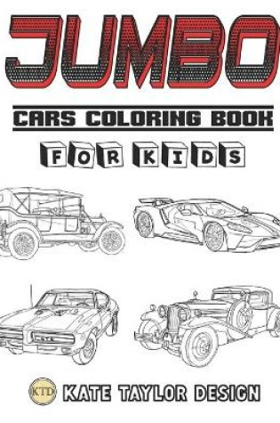 Cover of Jumbo cars coloring book for kids