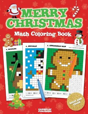 Book cover for Merry Christmas Math Coloring Book