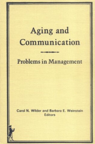 Cover of Aging and Communication