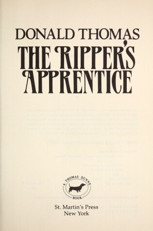 Cover of The Ripper's Apprentice