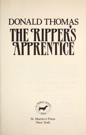 Book cover for The Ripper's Apprentice